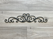 Load image into Gallery viewer, Fancy Metal Scroll | Metal Home Decor | Metal Wall Decor | Farmhouse Wall Decor | Metal Accent Art | Rustic | Elegant
