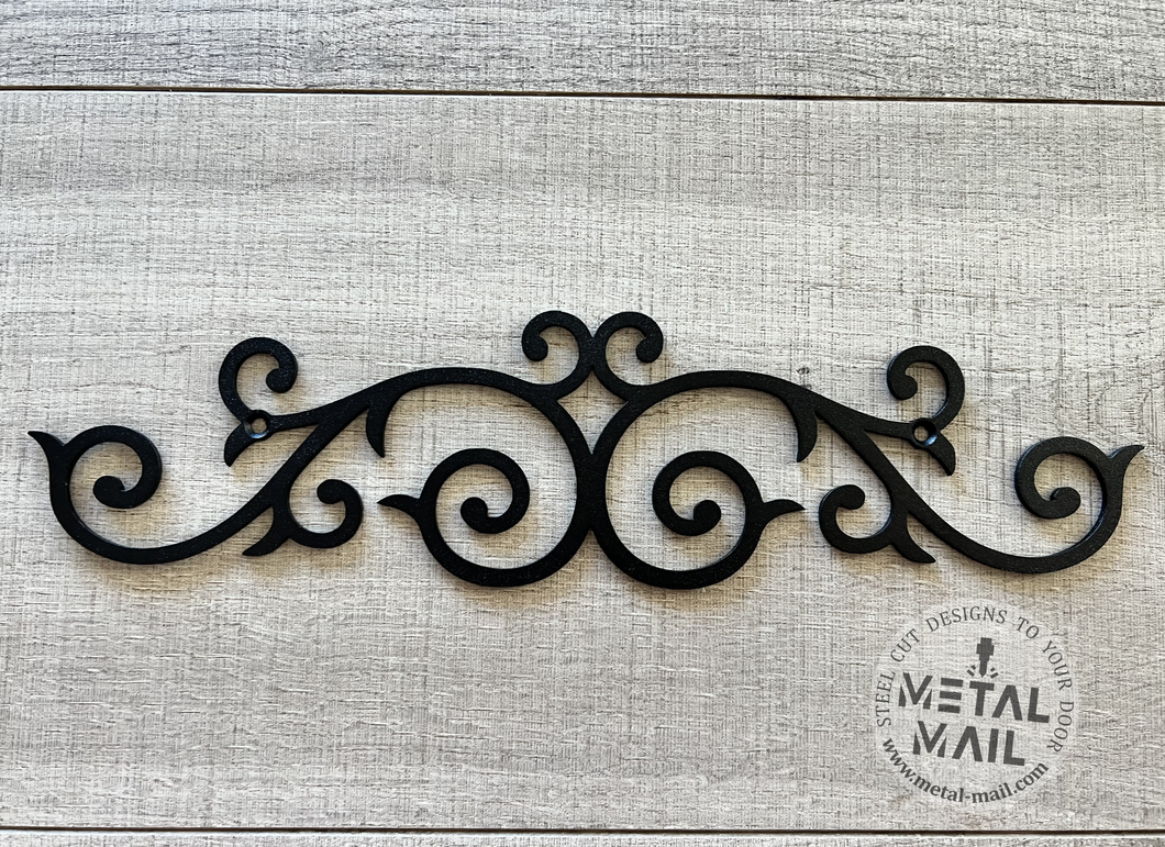 Metal Farmhouse Scroll