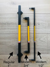 Load image into Gallery viewer, 24&quot; Modern Barn Door Handle and Optional Finger Pull
