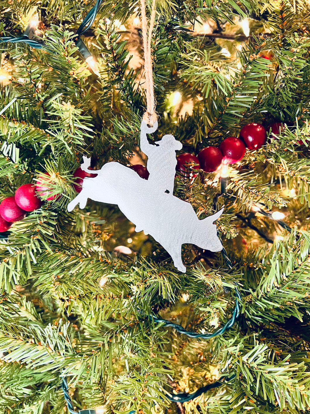 Bucking Bull Ornament | Cowboy Christmas | Cowboy Ornament