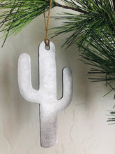 Load image into Gallery viewer, Metal Saguaro Cactus Ornament | Christmas Ornament
