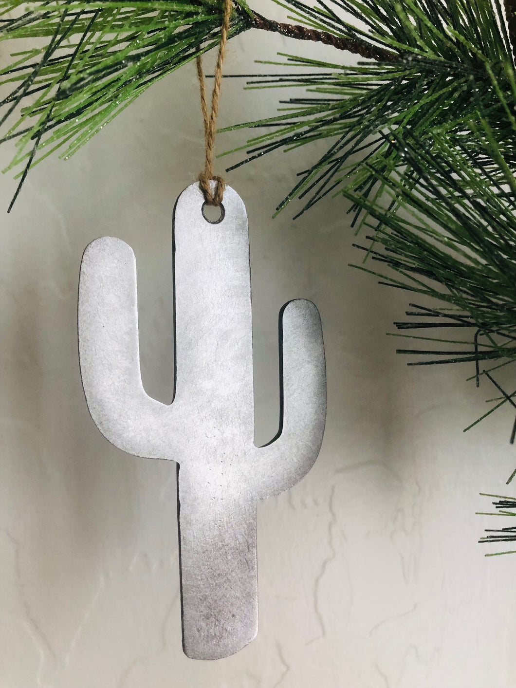 Metal Saguaro Cactus Ornament | Christmas Ornament