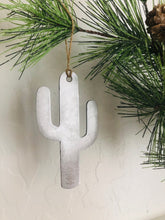 Load image into Gallery viewer, Metal Saguaro Cactus Ornament | Christmas Ornament
